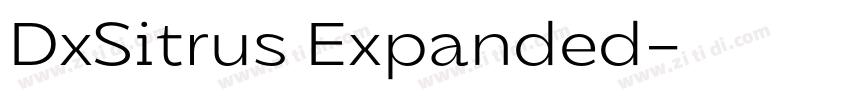 DxSitrus Expanded字体转换